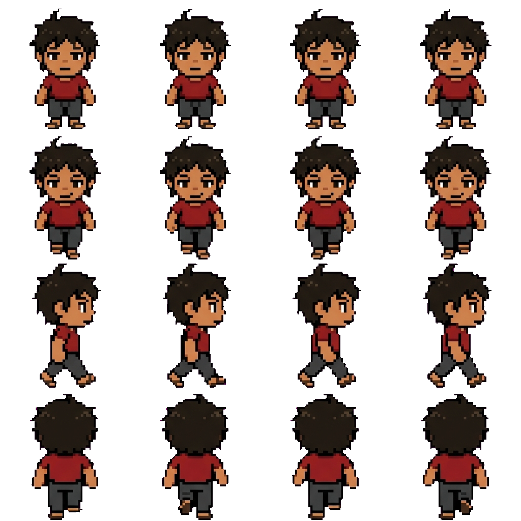 Ryu movement sprite