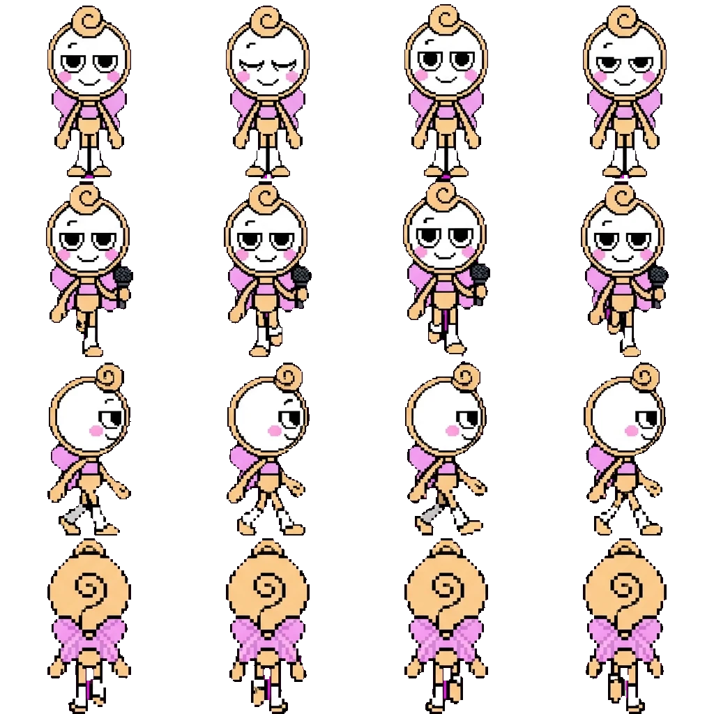 Glisten movement sprite