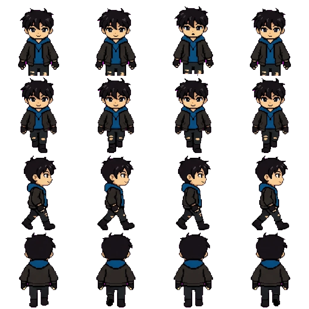 Evan movement sprite