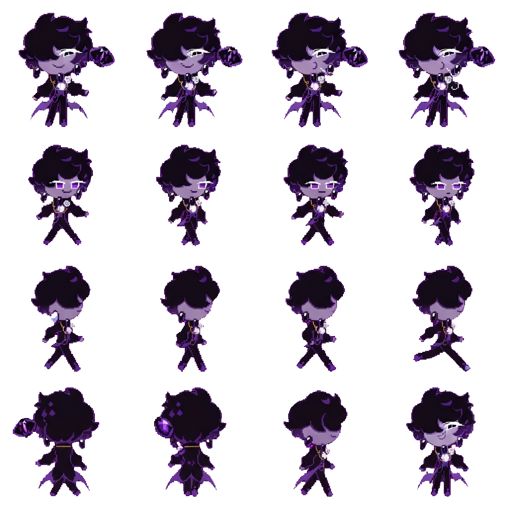 Black Sapphire Cookie movement sprite