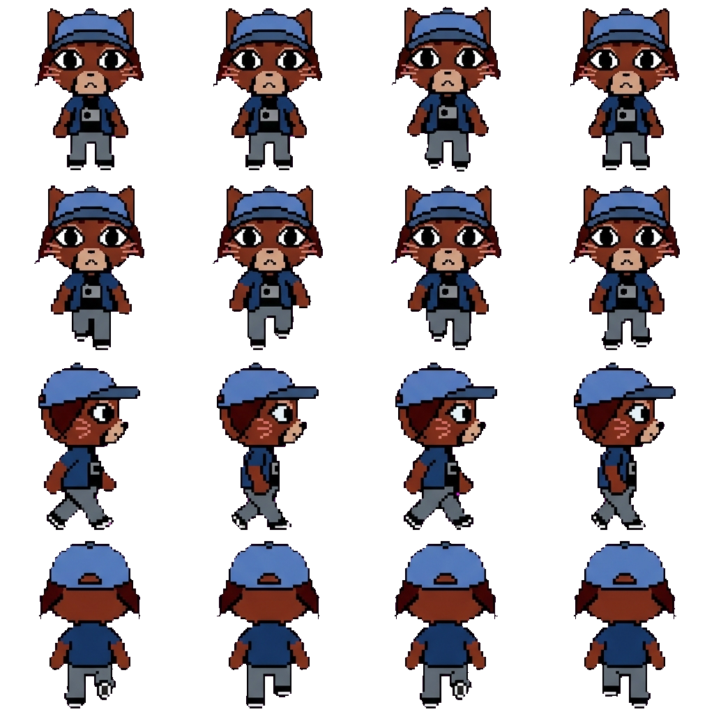 Liz movement sprite