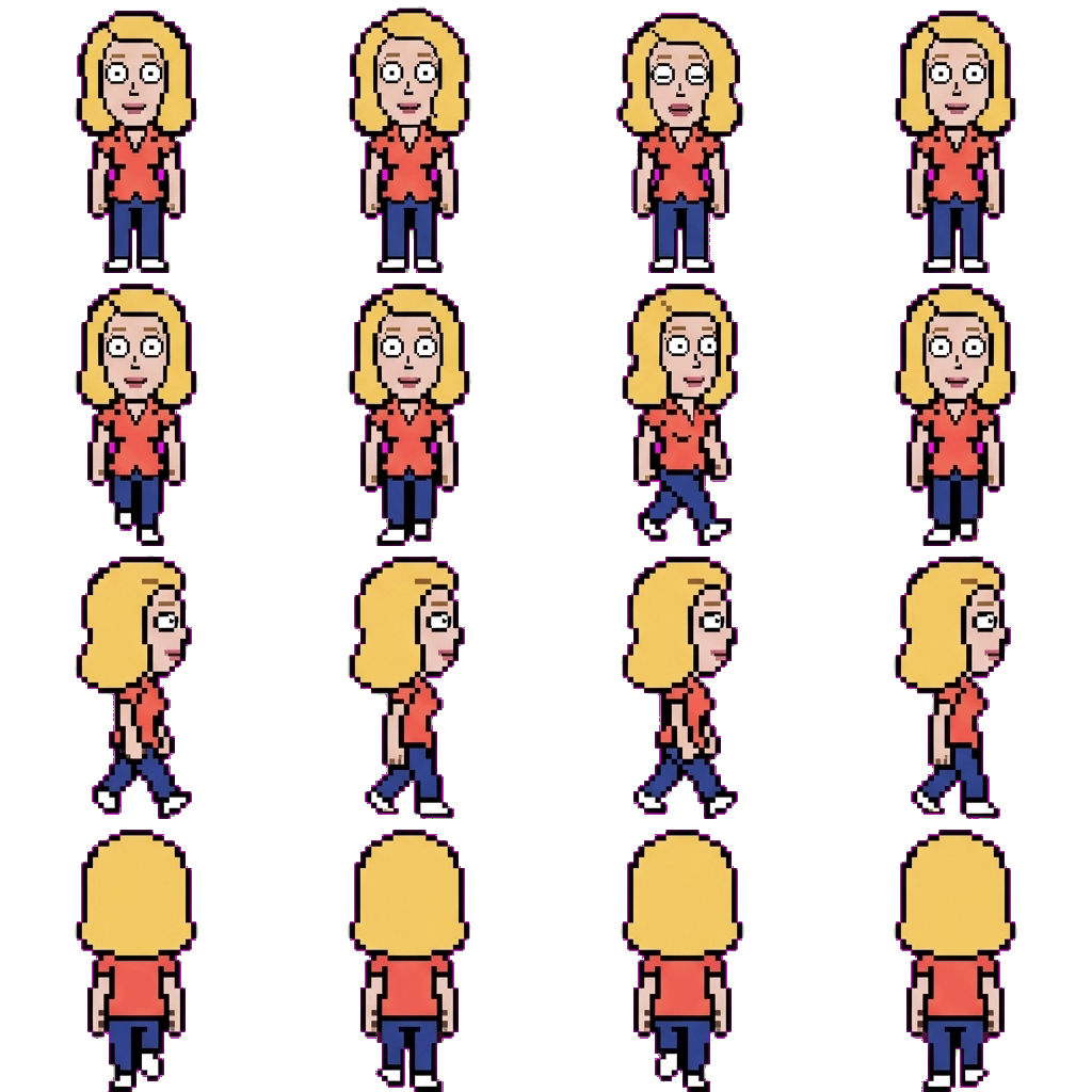Beth movement sprite
