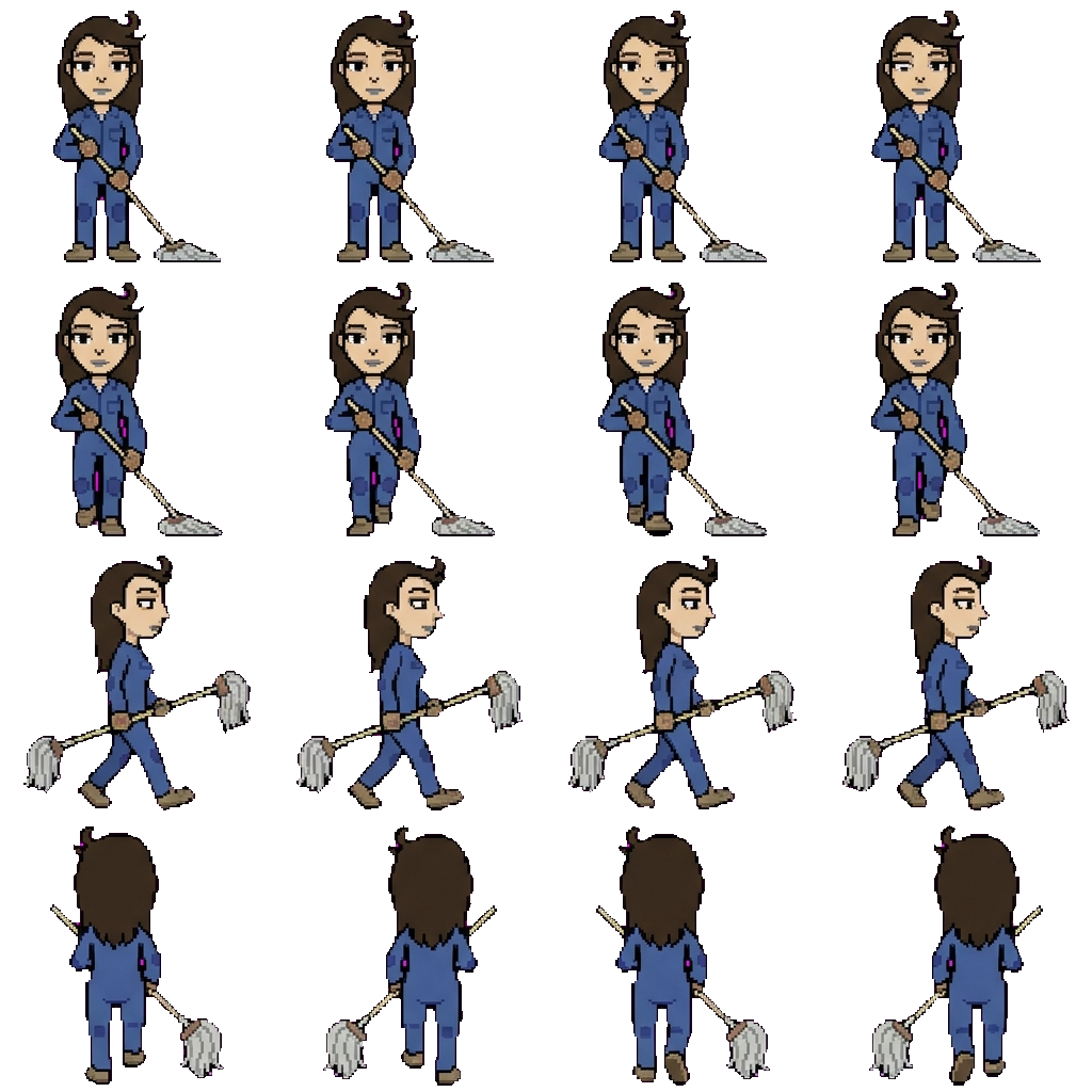 Lisa movement sprite