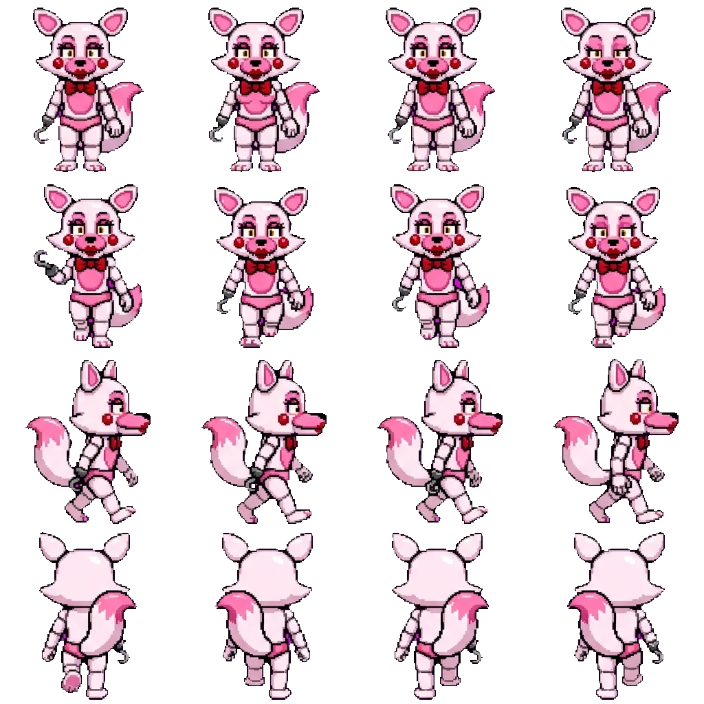 Toy Foxy movement sprite