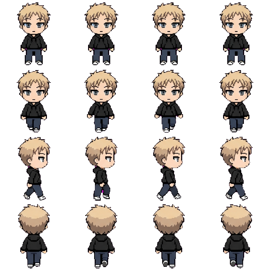 Aksel movement sprite