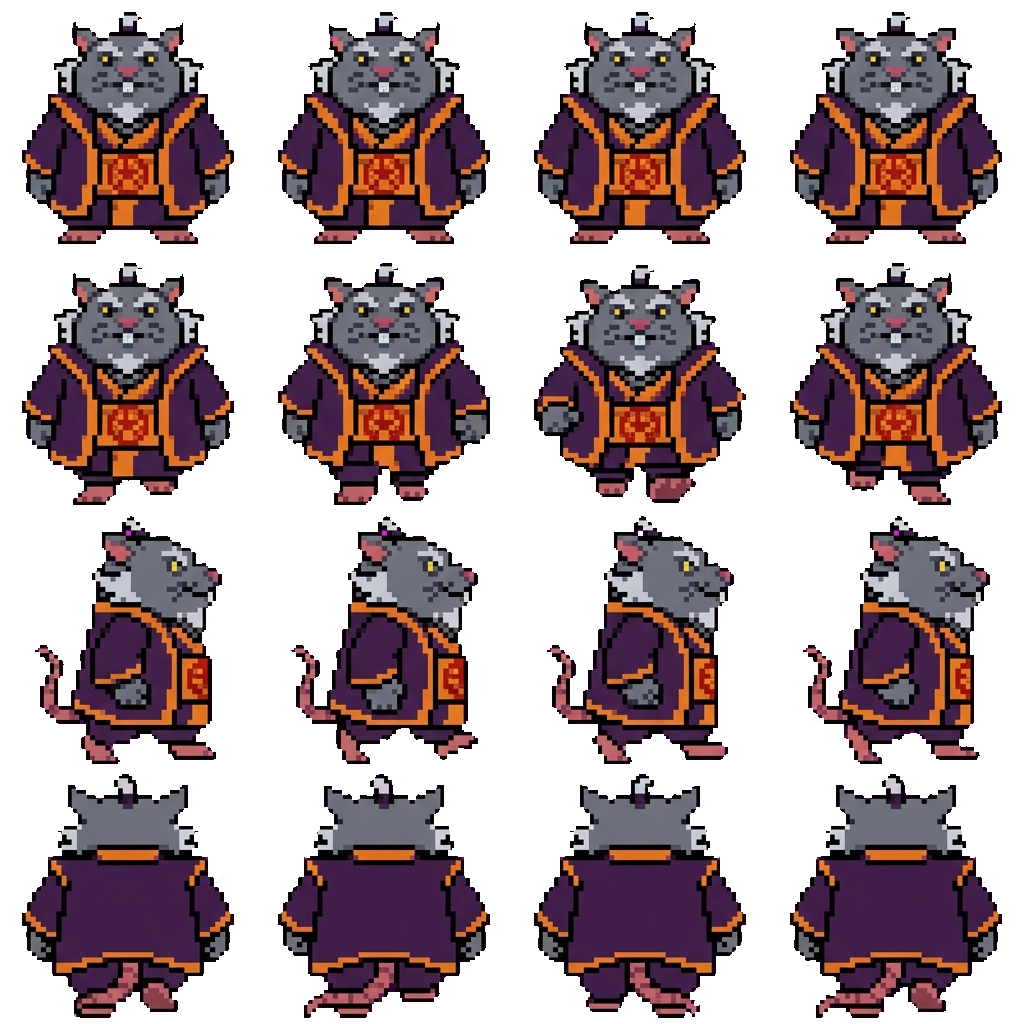Master Splinter movement sprite