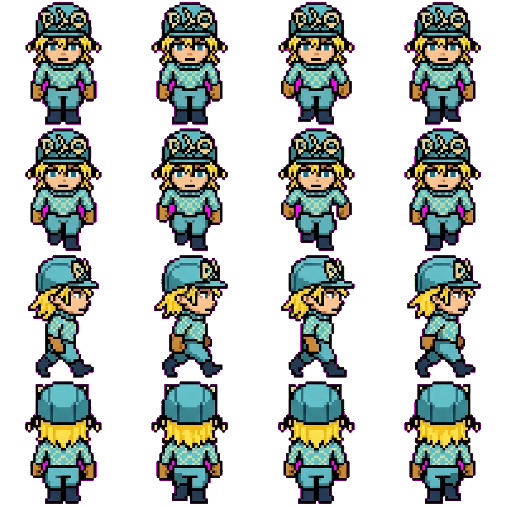 AU Diego Brando movement sprite