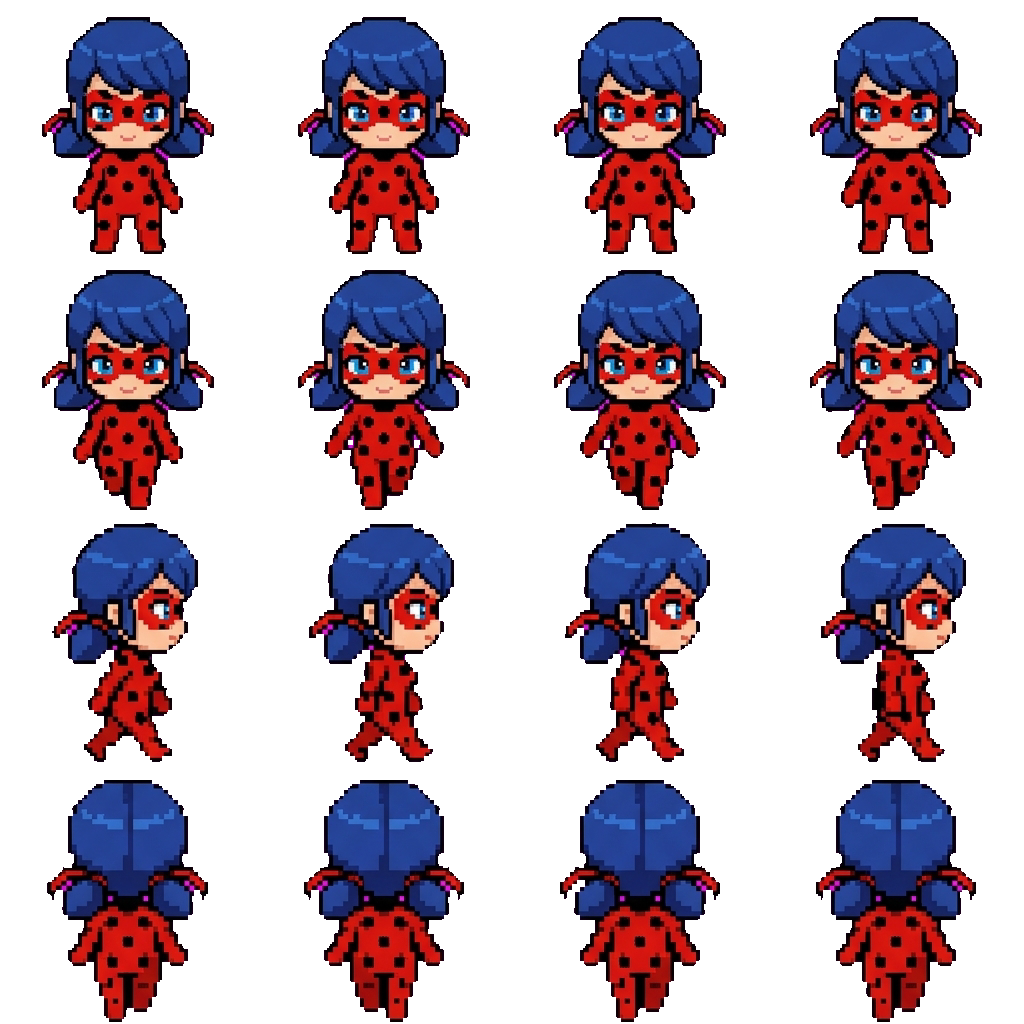 Ladybug movement sprite