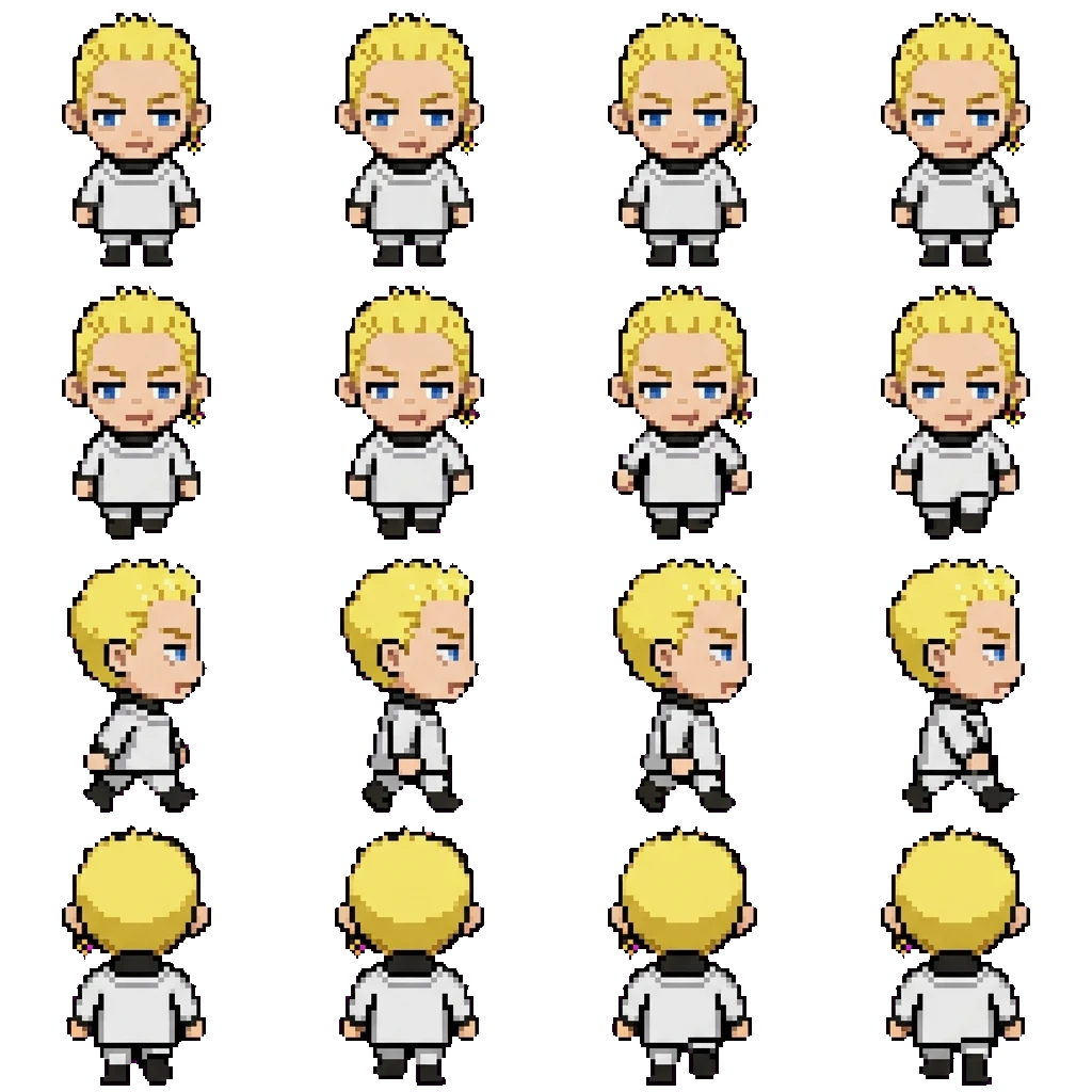Hakkai Shiba movement sprite
