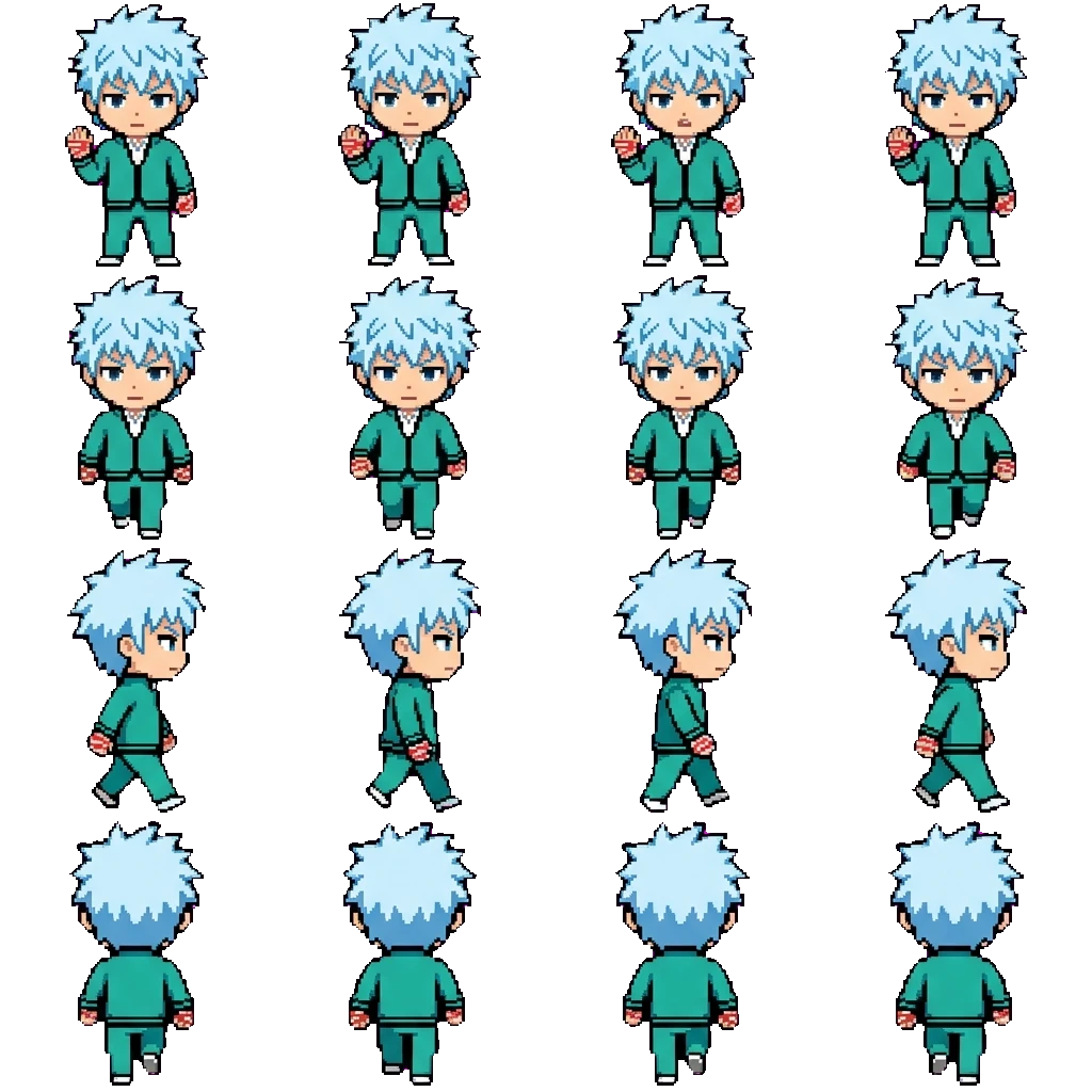 Kaidou Shun movement sprite