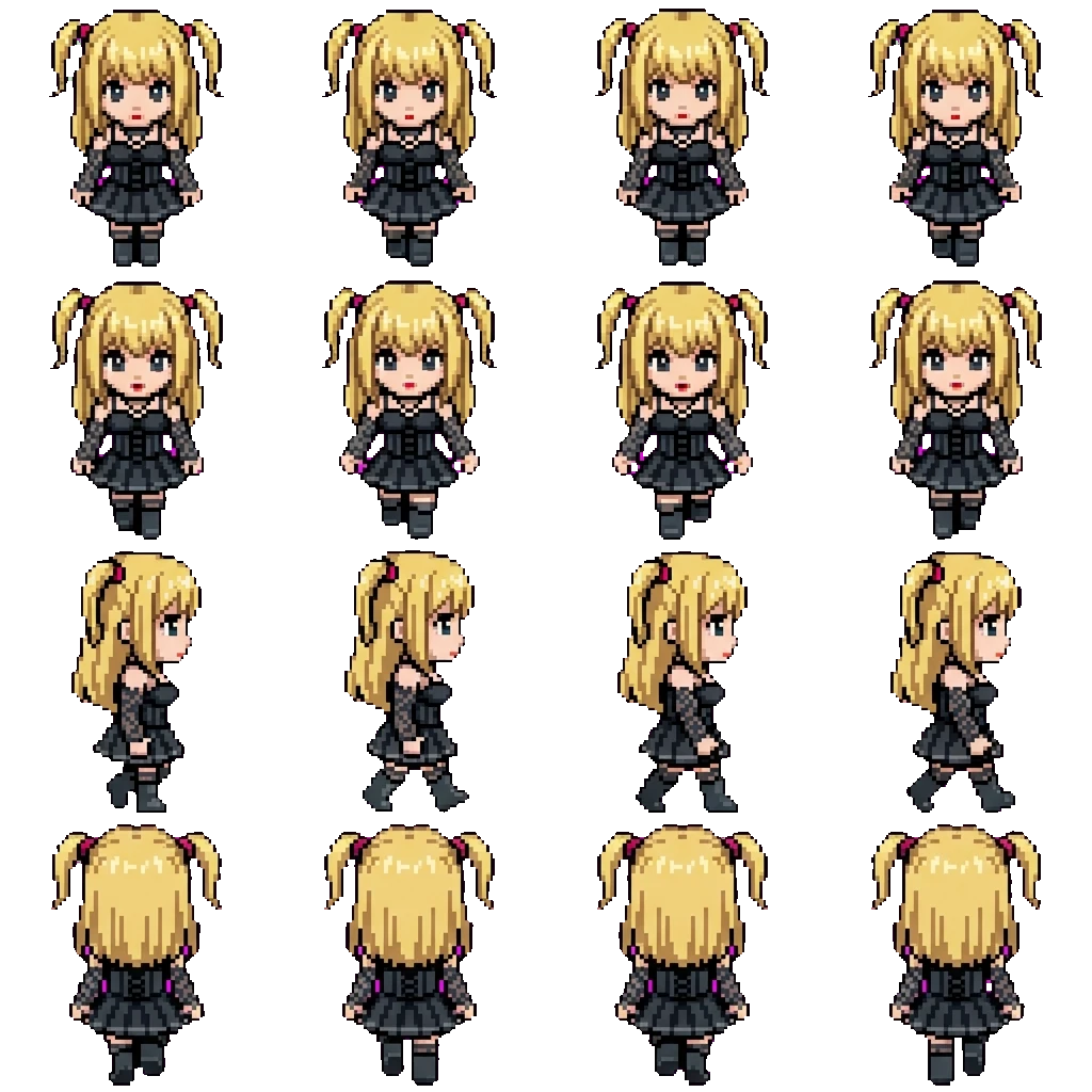 Misa Amane movement sprite