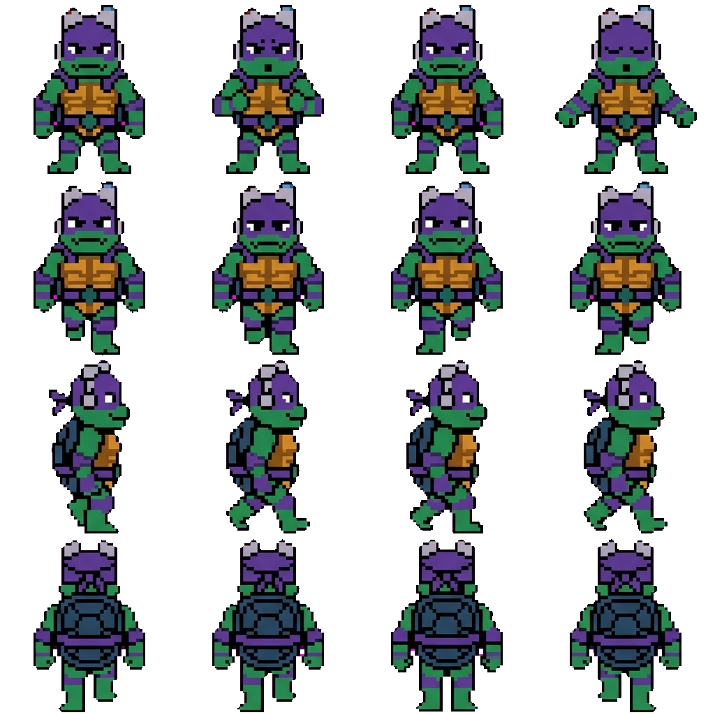donnie movement sprite