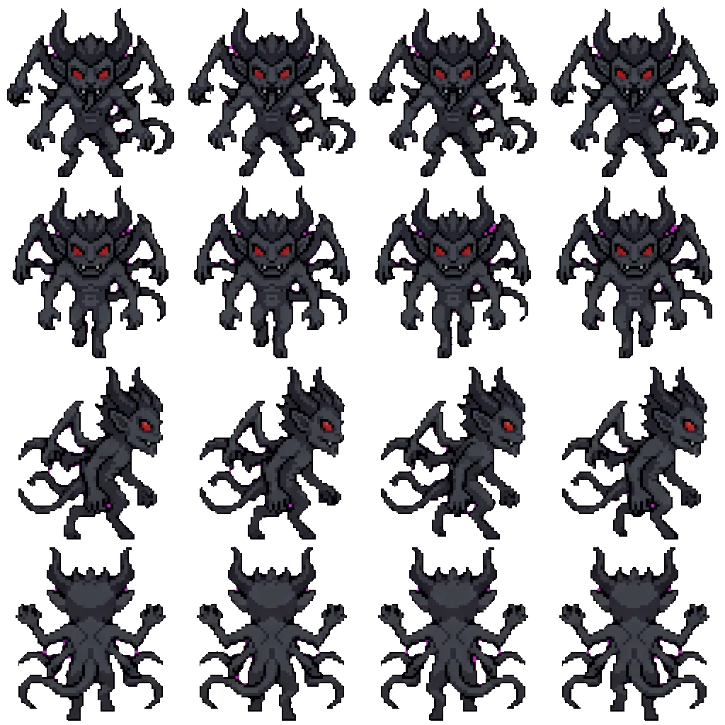 Abaddon King Of Shirms movement sprite