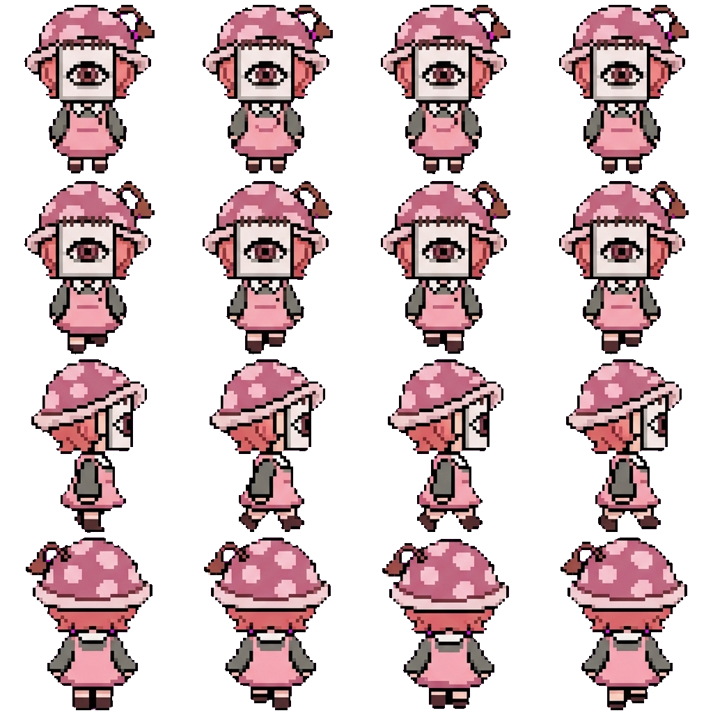 Sabrina movement sprite