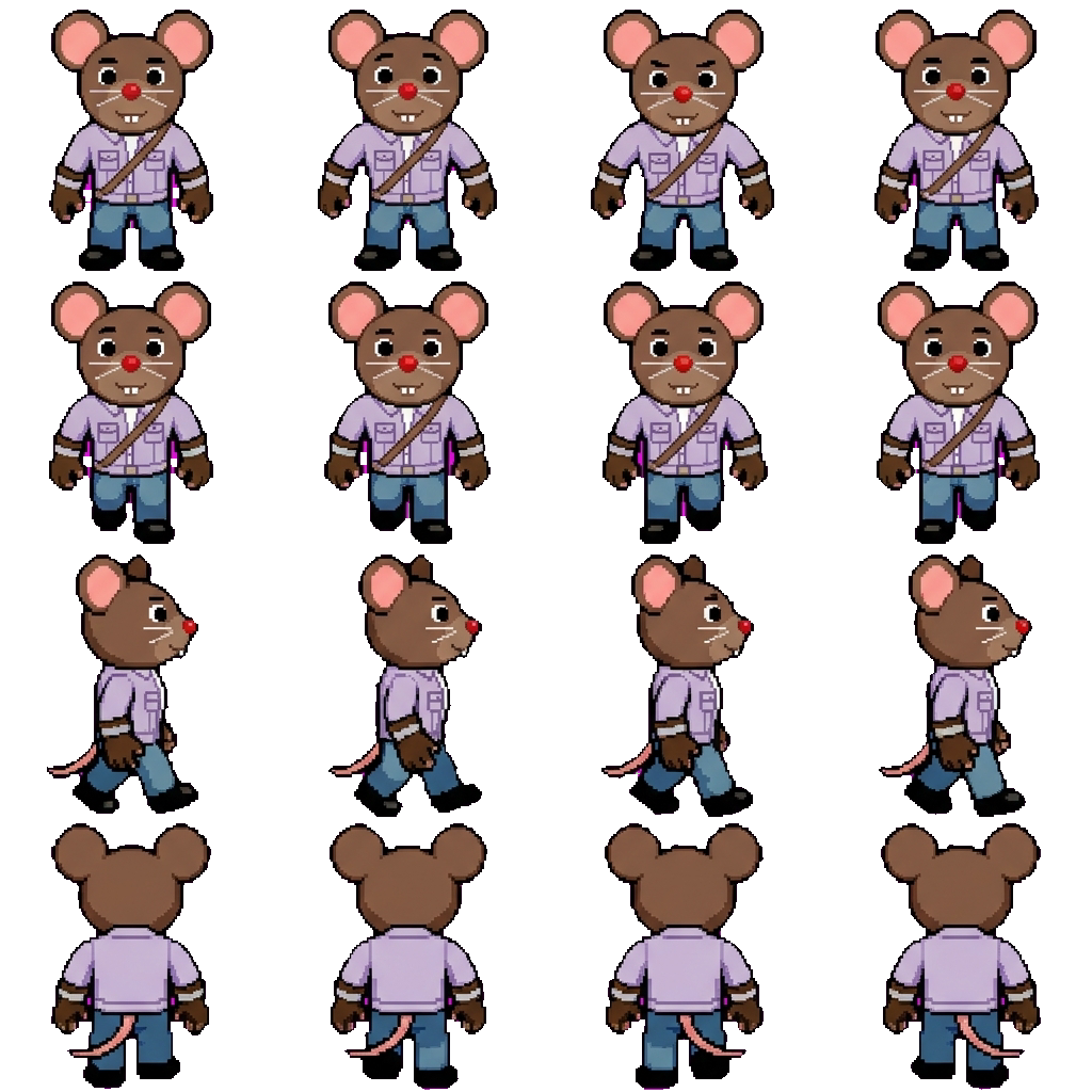 Mika movement sprite