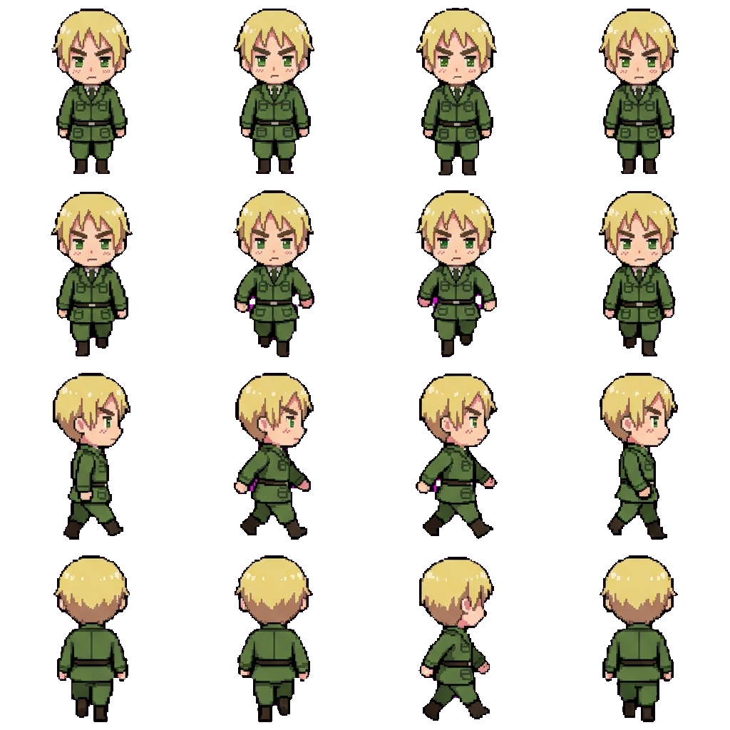 Arthur Kirkland movement sprite