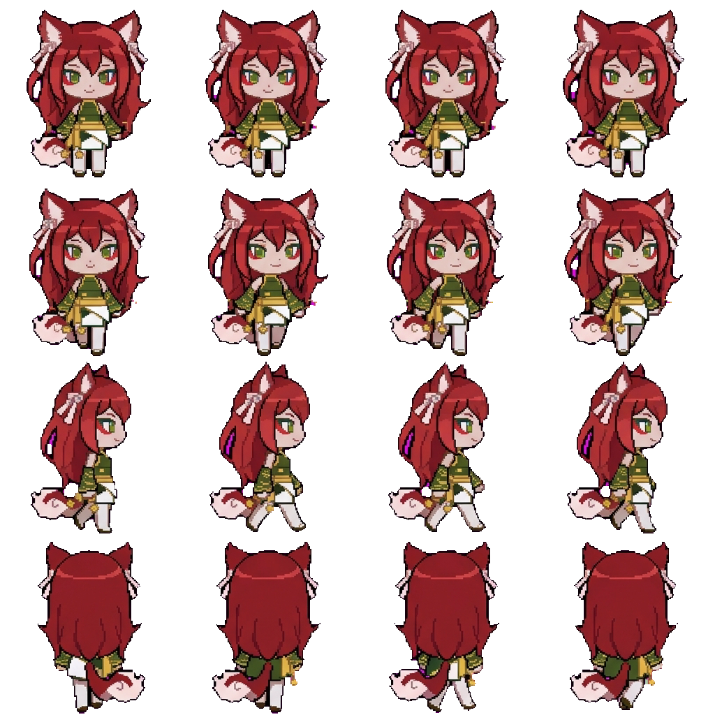 Hannah movement sprite