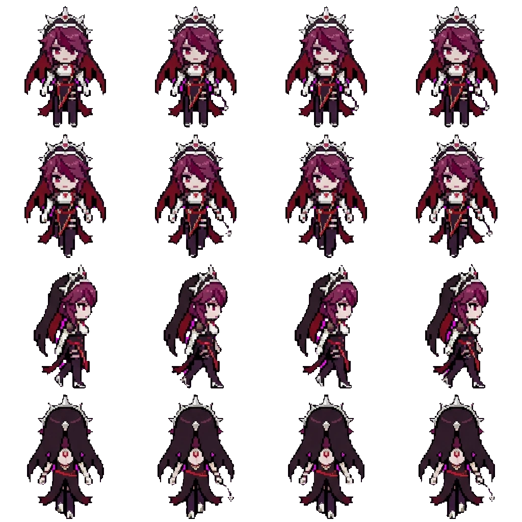 Rosaria movement sprite