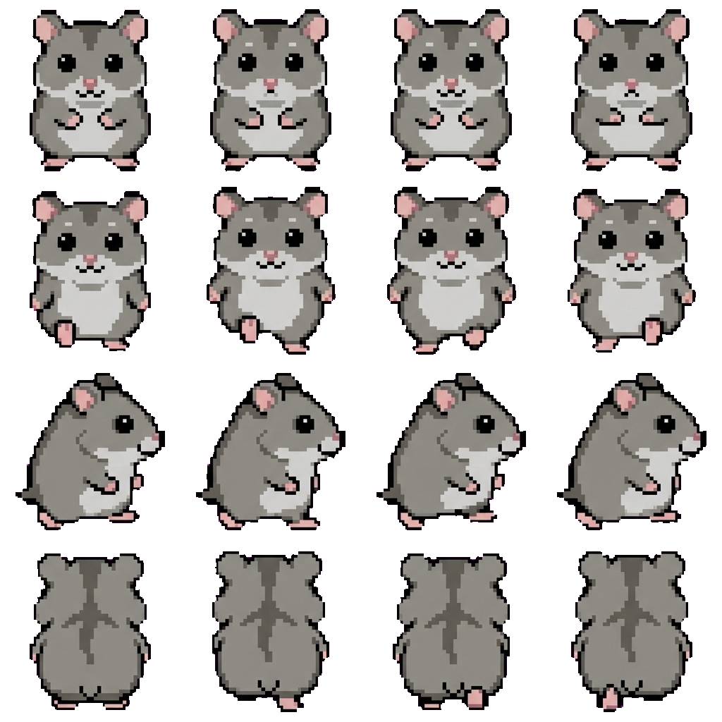 Hampter movement sprite