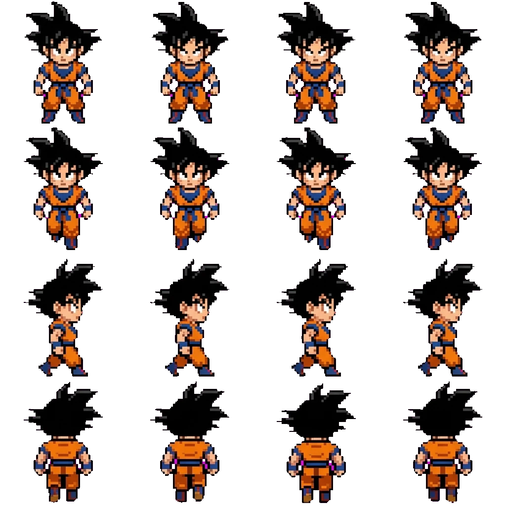 Kakaroto movement sprite