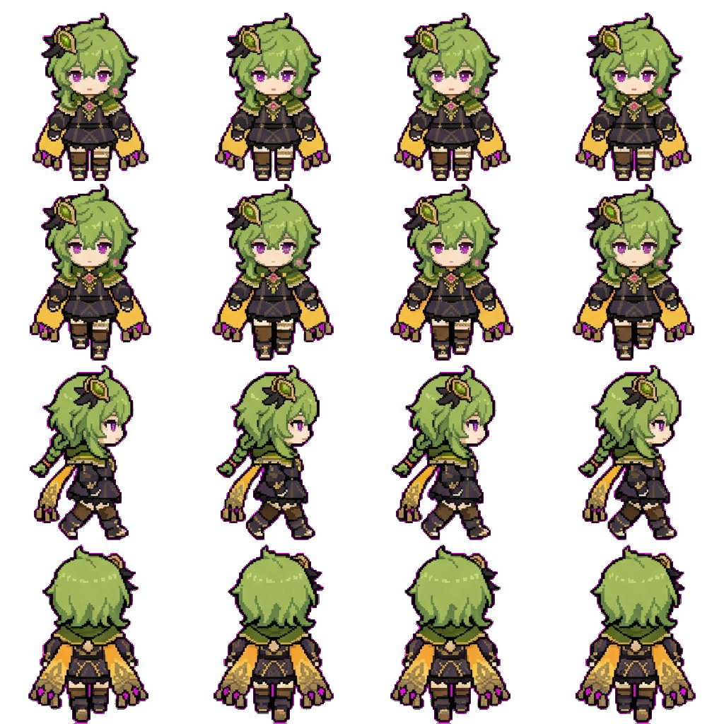 Collei movement sprite