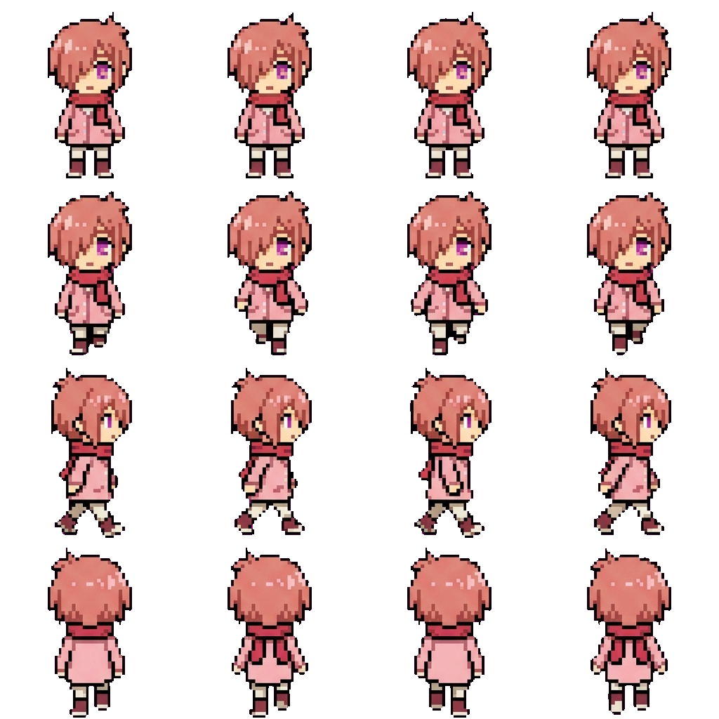 Mitsuba pyon movement sprite