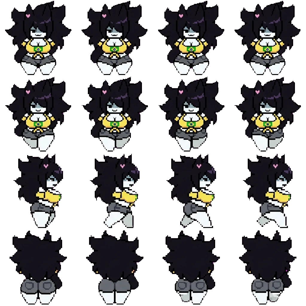 Miss Circle movement sprite