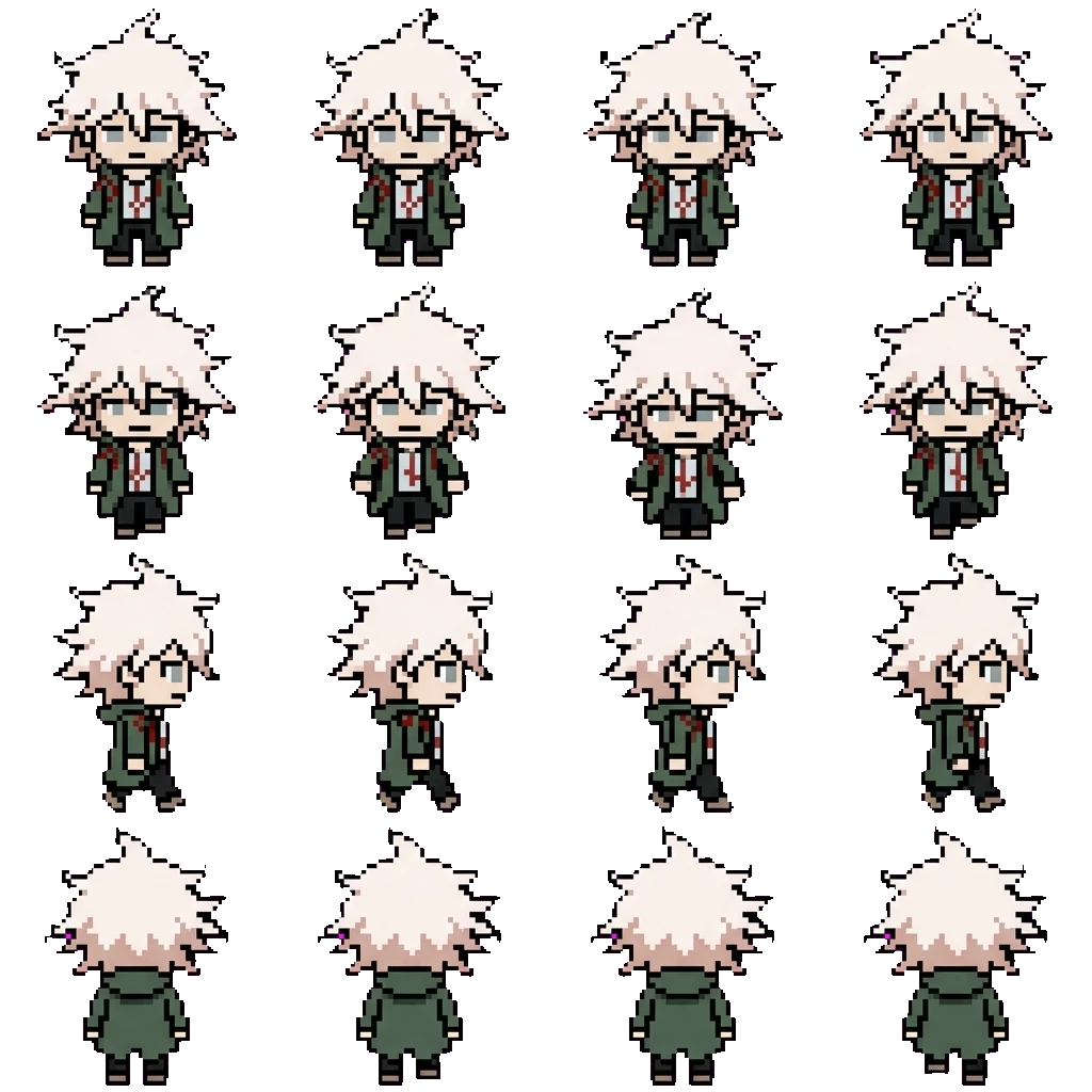 Nagito Komaeda 💗 movement sprite