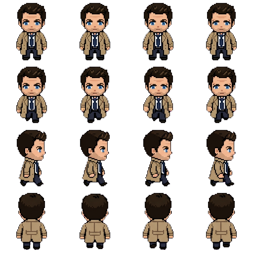 Кастиэль movement sprite