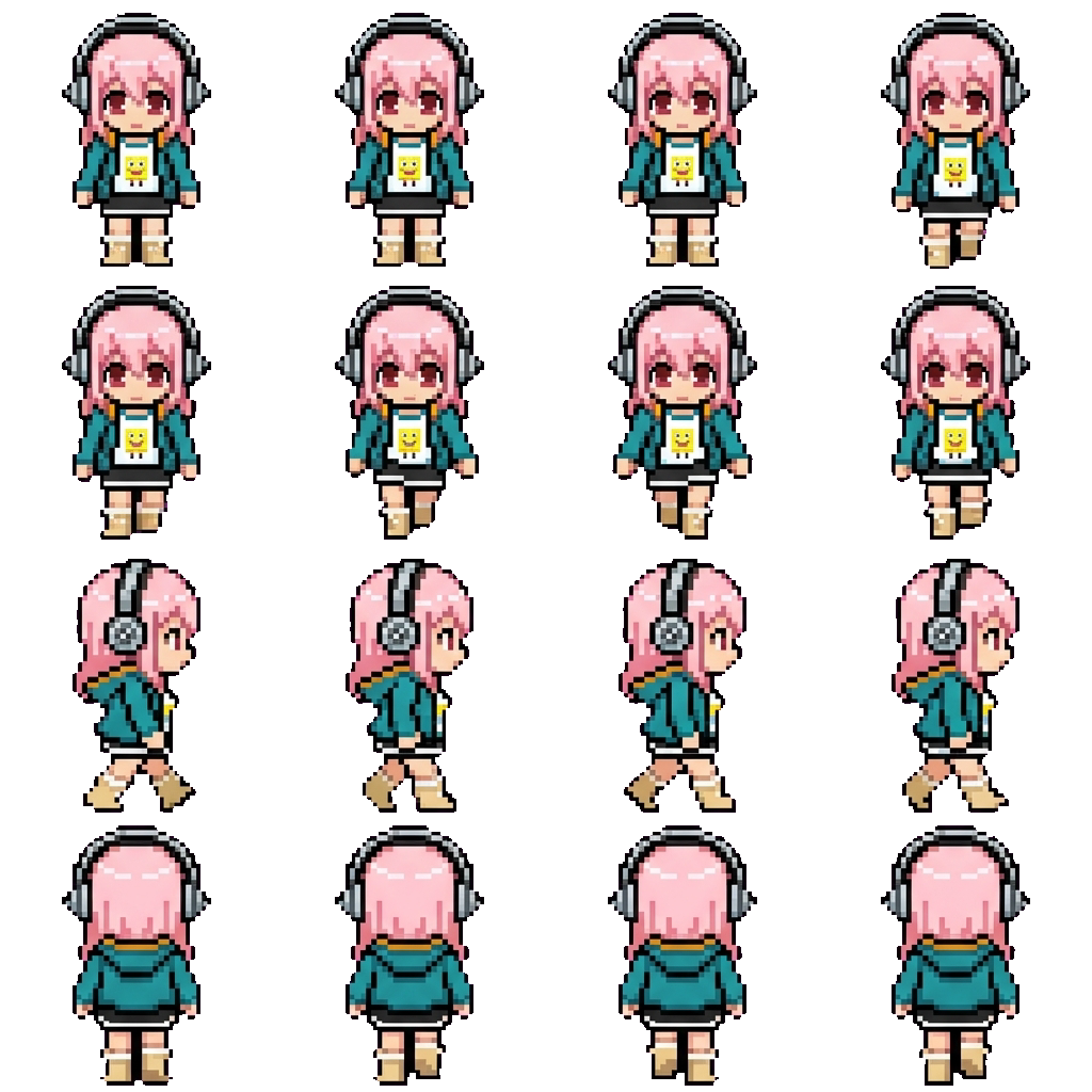 Sonico movement sprite