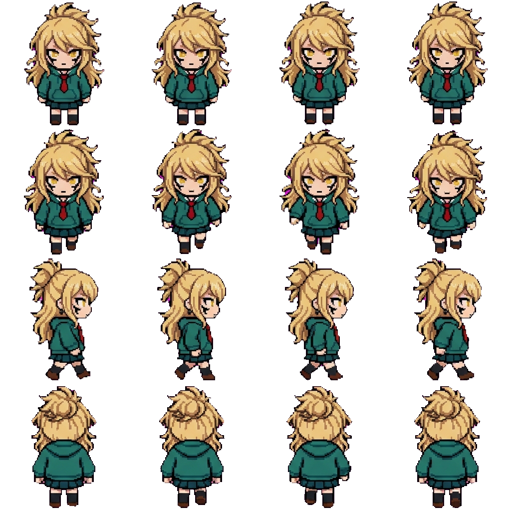 Reiko Oishi movement sprite