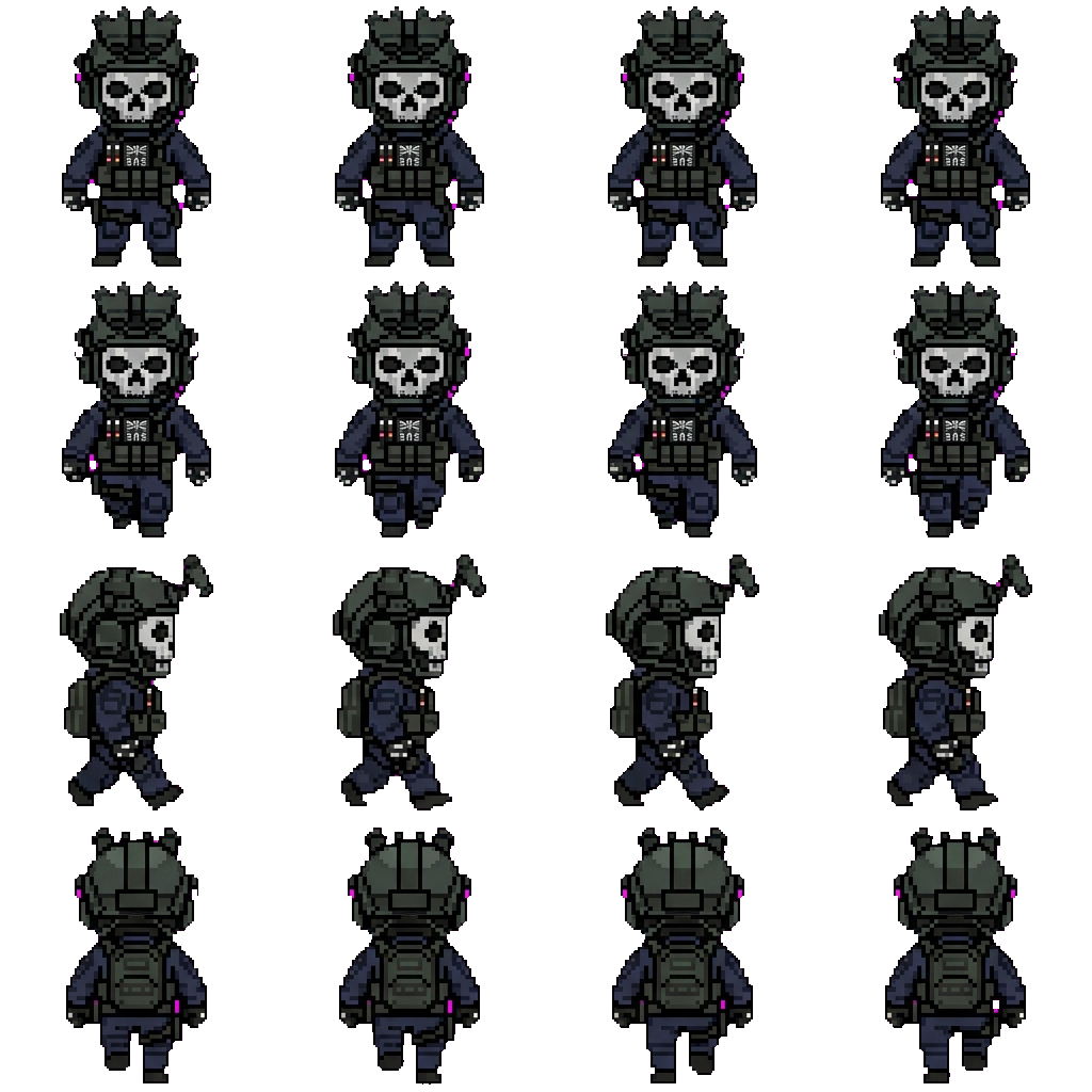 Ghost movement sprite