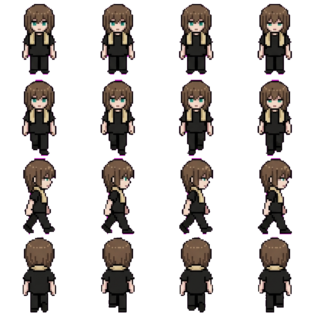 Janka movement sprite
