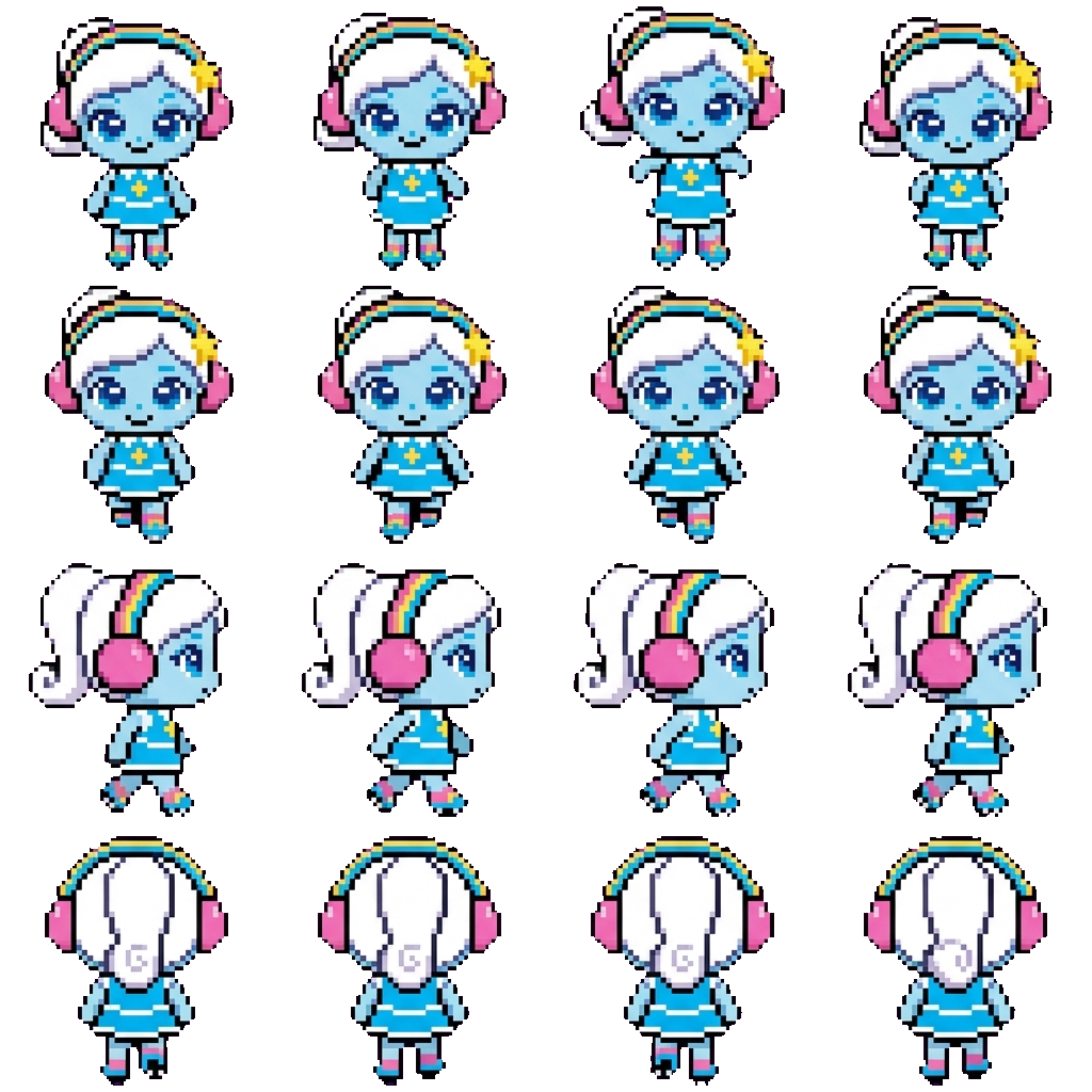 Dazzleping movement sprite