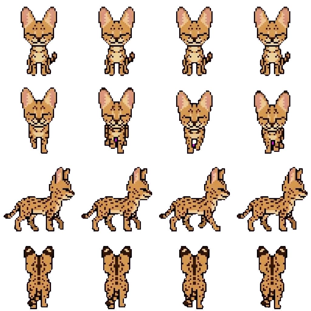 Maimai movement sprite