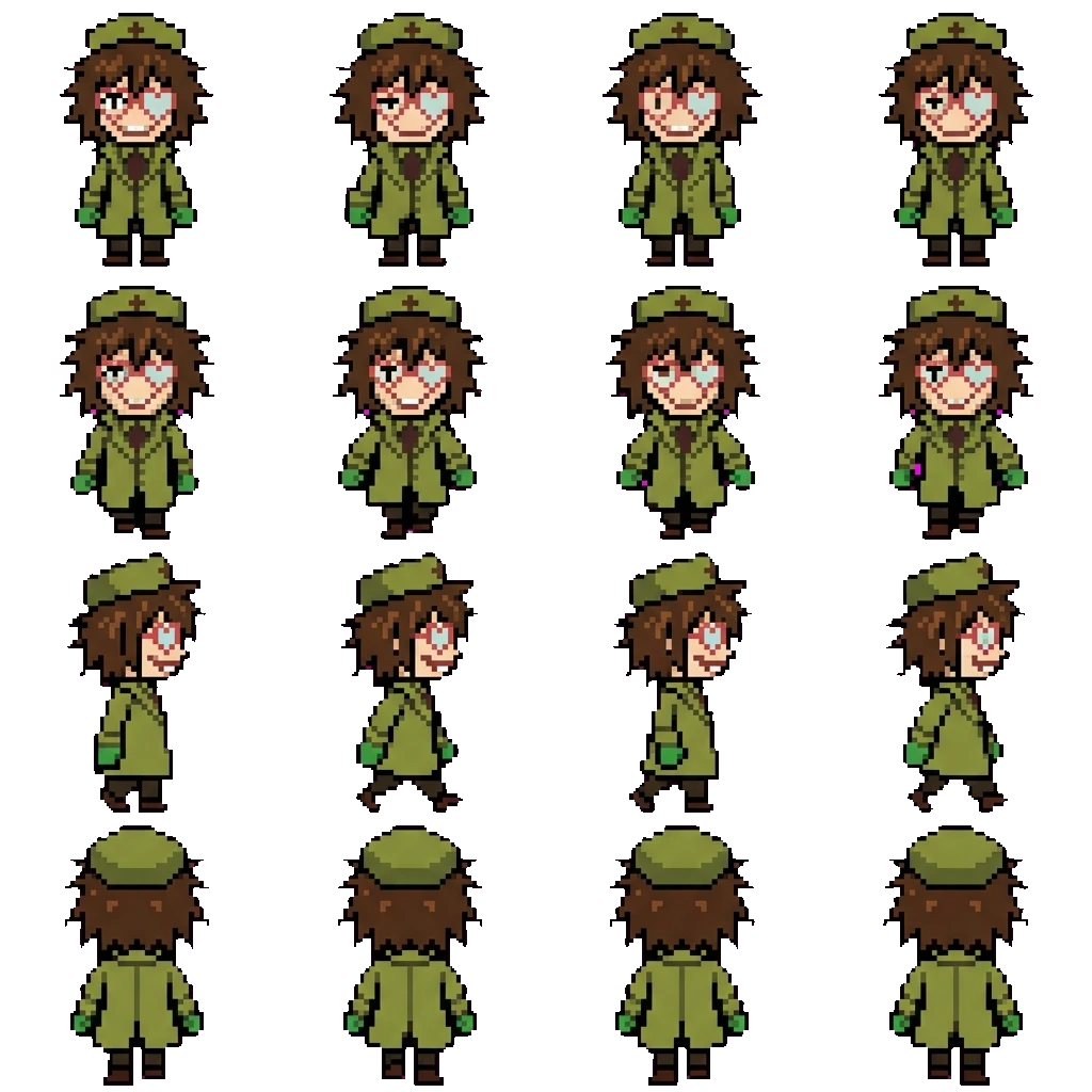 Nurse Daisy movement sprite