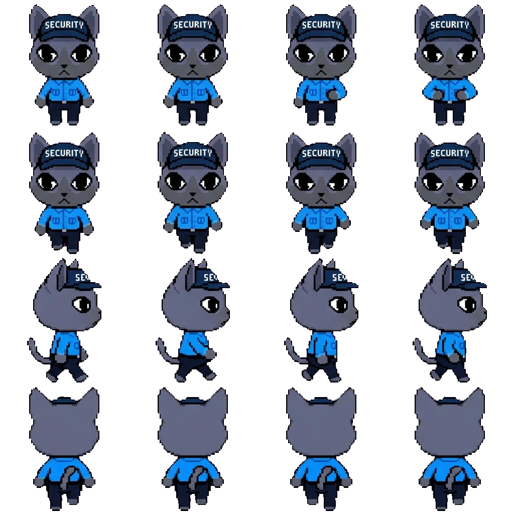 Security movement sprite