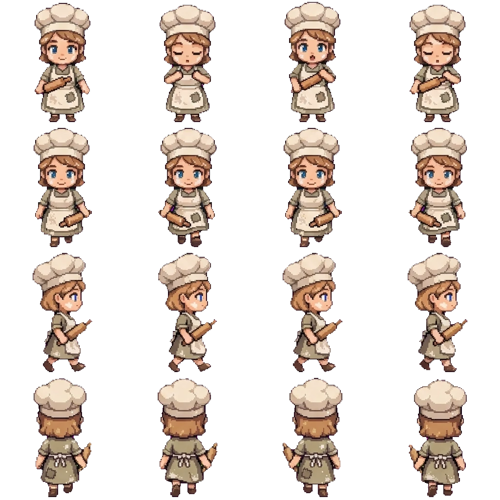 Elian movement sprite