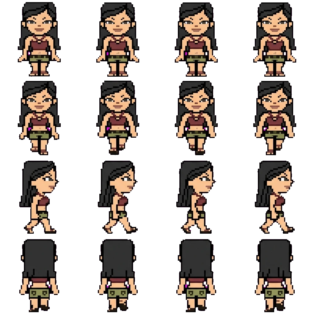 Heather movement sprite