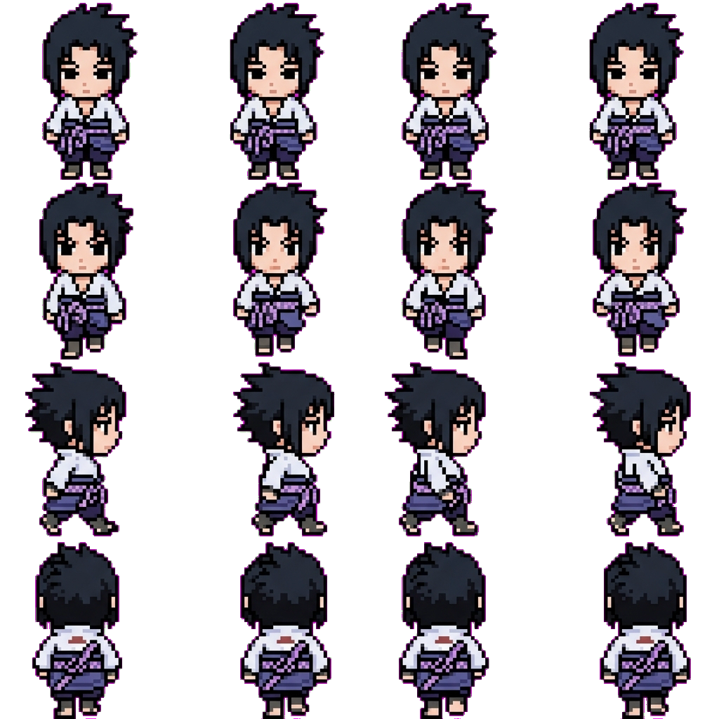 Sasuke movement sprite
