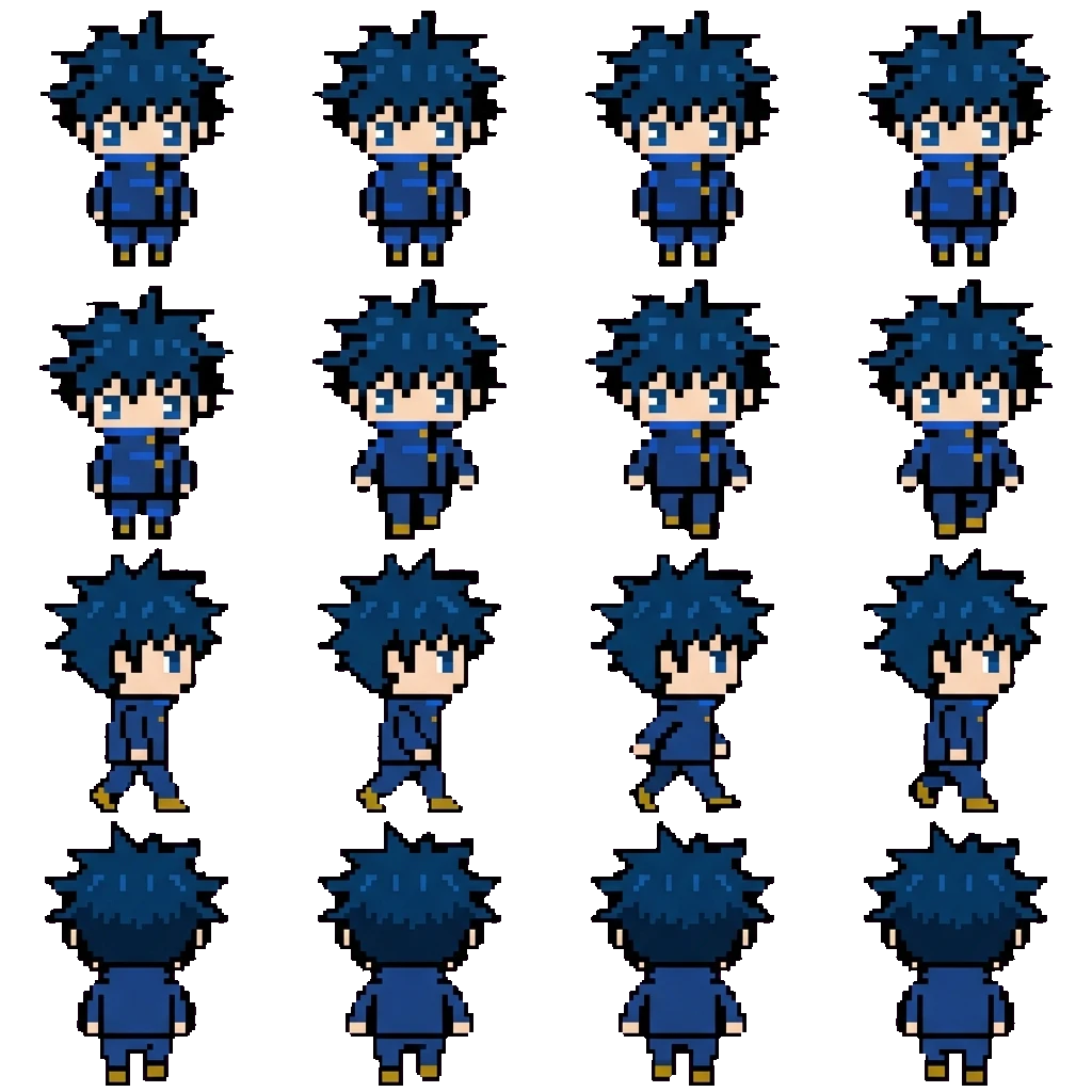 Megumi movement sprite