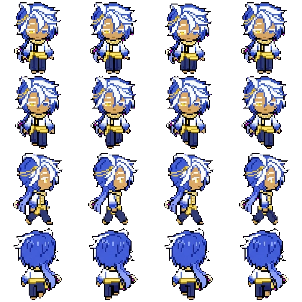 Pure Blueberry Milk Cookie movement sprite