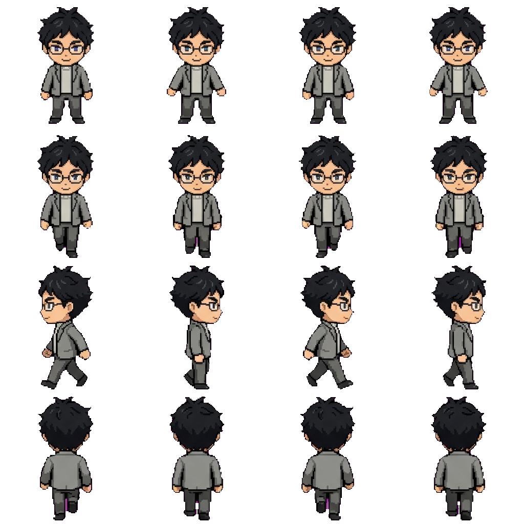 Akaashi Keiji movement sprite