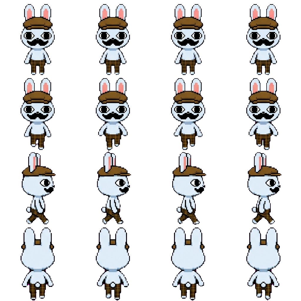 Barney movement sprite