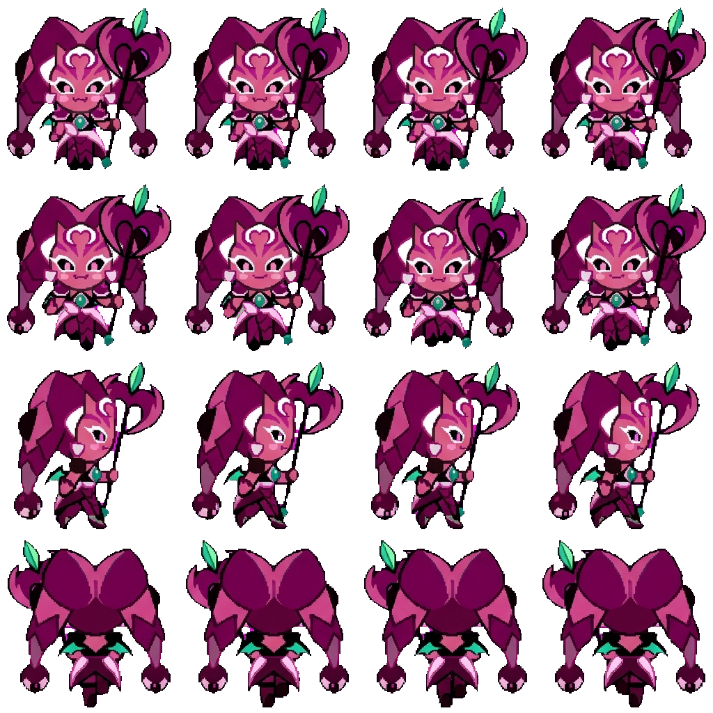Lychee Dragon Cookie movement sprite