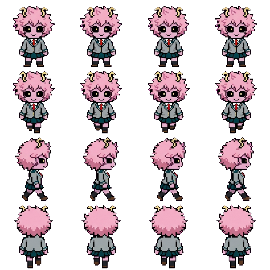 Mina Ashida movement sprite