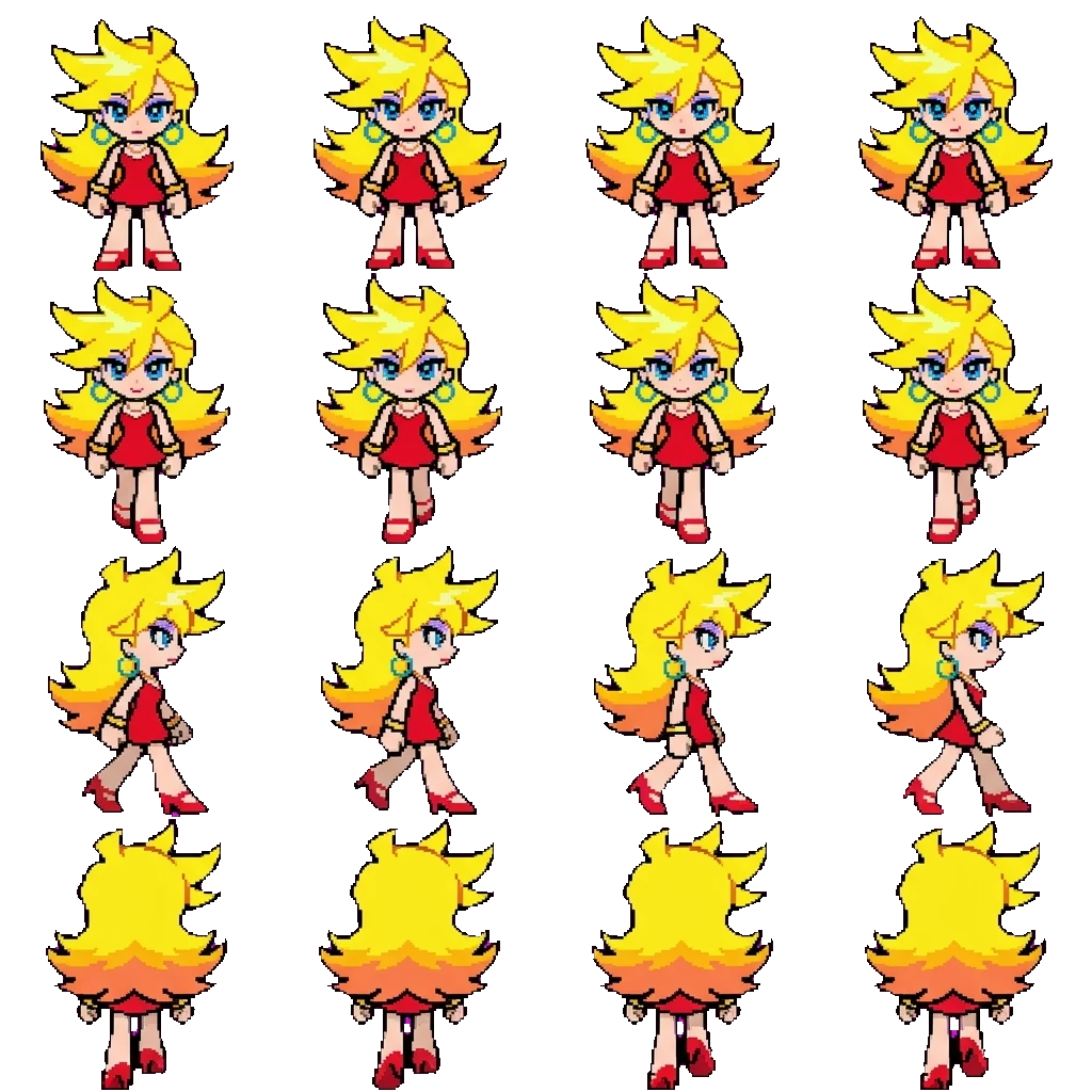 Panty movement sprite