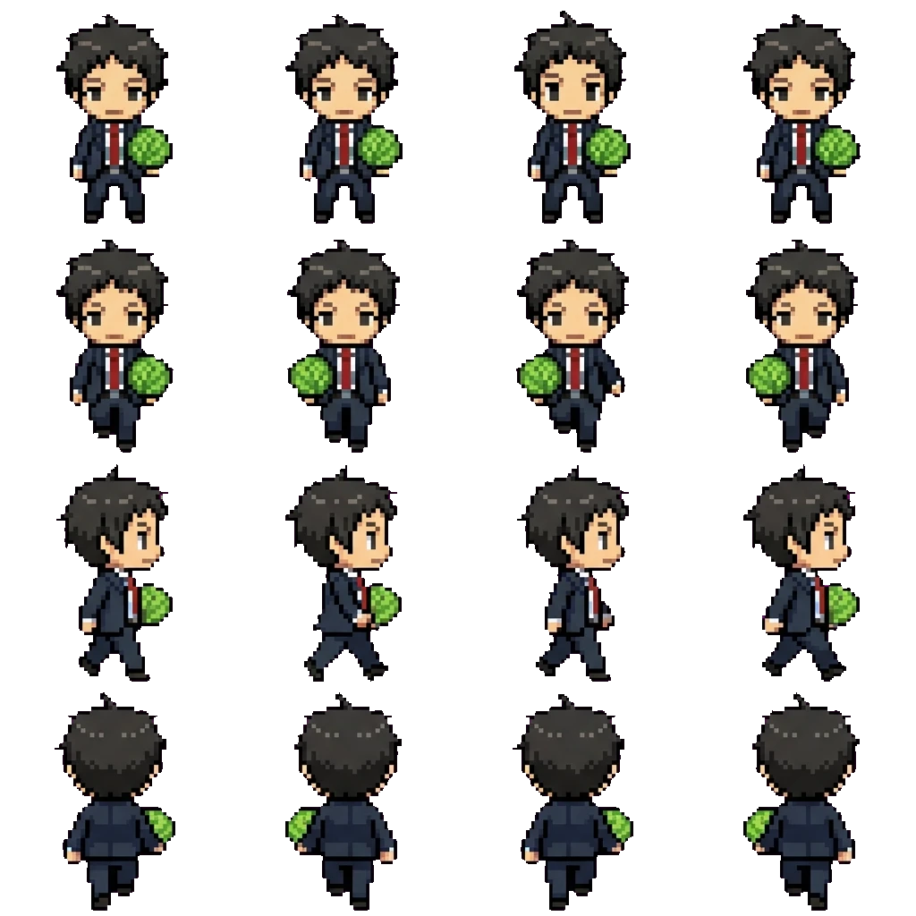 Tohru Adachi movement sprite