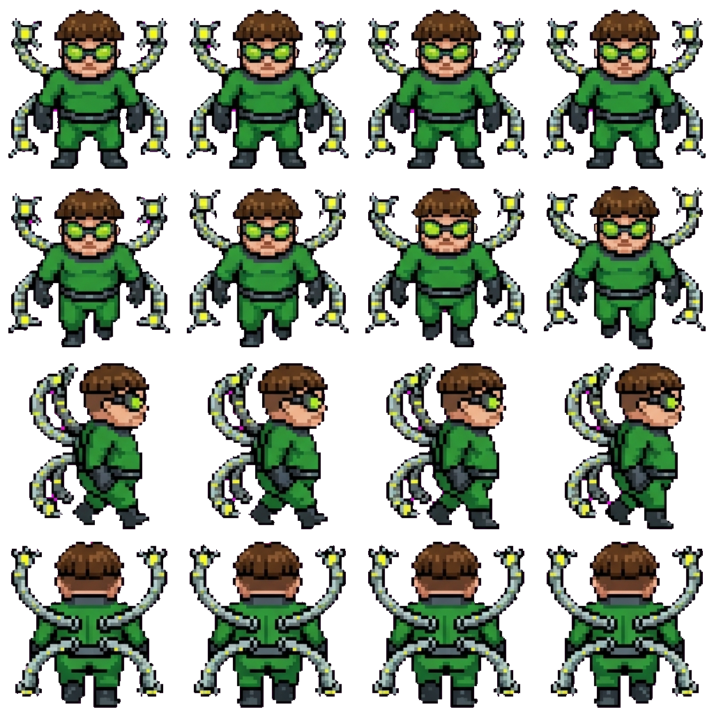 Otto Octavius movement sprite