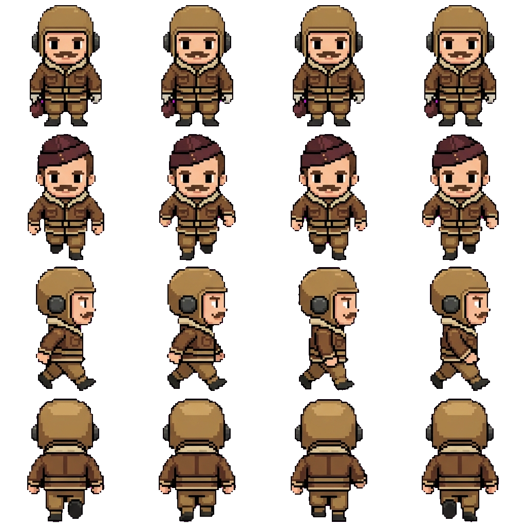 Thomas Fletcher movement sprite